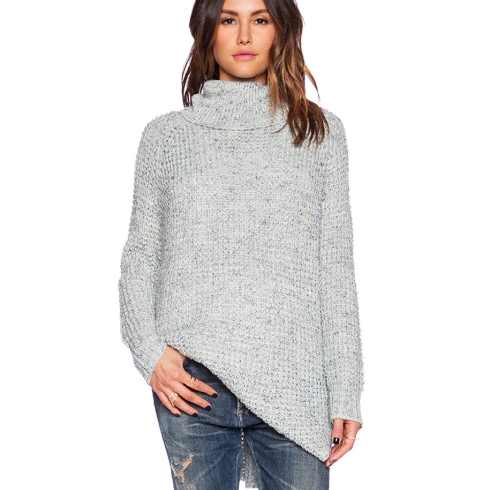 Free People Dylan Tweedy Neck Pullover